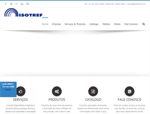 Tablet Screenshot of isotref.com.br
